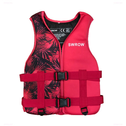 Life Jacket Neoprene Buoyancy Swimming Drifiting Boating Kayaking Vest for Adult Youth Men Women Water Sports Kayak Life Vest