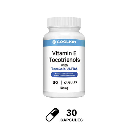 Vitamin E Tocotrienols - Supports Healthy Immune and Cardiovascular Systems, Promotes Skin Health, Antioxidant 30 Capsules
