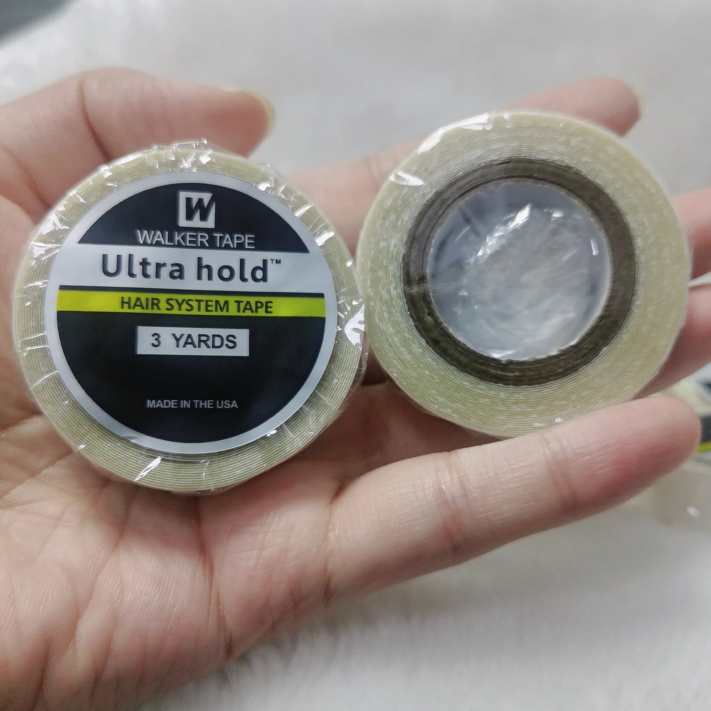 Lace Wig tape glue for hair extensions Ultra Hold Adhesive Tape glue for wig 3Yards 1.0cm Wig Glue Hair System Tape For Toupees