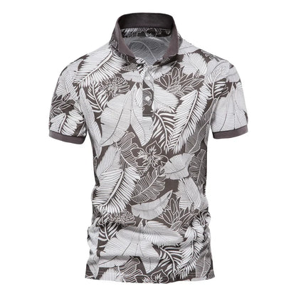 Hawaii Style Polo Shirts for Men Short Sleeve Quality Casual Social Men's Polo T Shirts Summer Men Clothing
