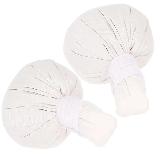 2pcs Chinese Herbal Pouches Spa Massage Pouches Herbal Massage Balls Warming Bags Thai Massage Balls Bath Compress Balls Default Title