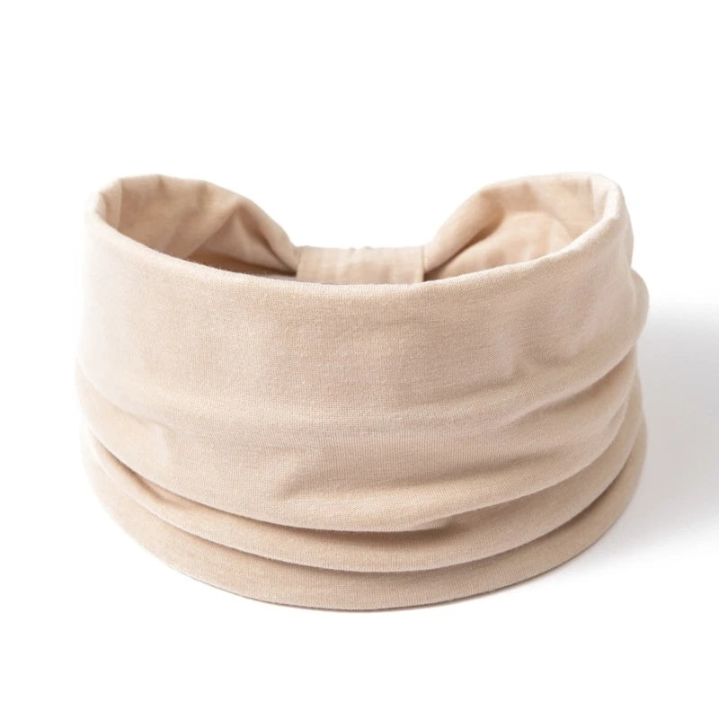 Wide -Side Elastic Band Woman Yoga Hairbands Solid Color sports Hair Band tie Bandanas Fashion Headband Headwear Turbans TM01-4 shallow cards