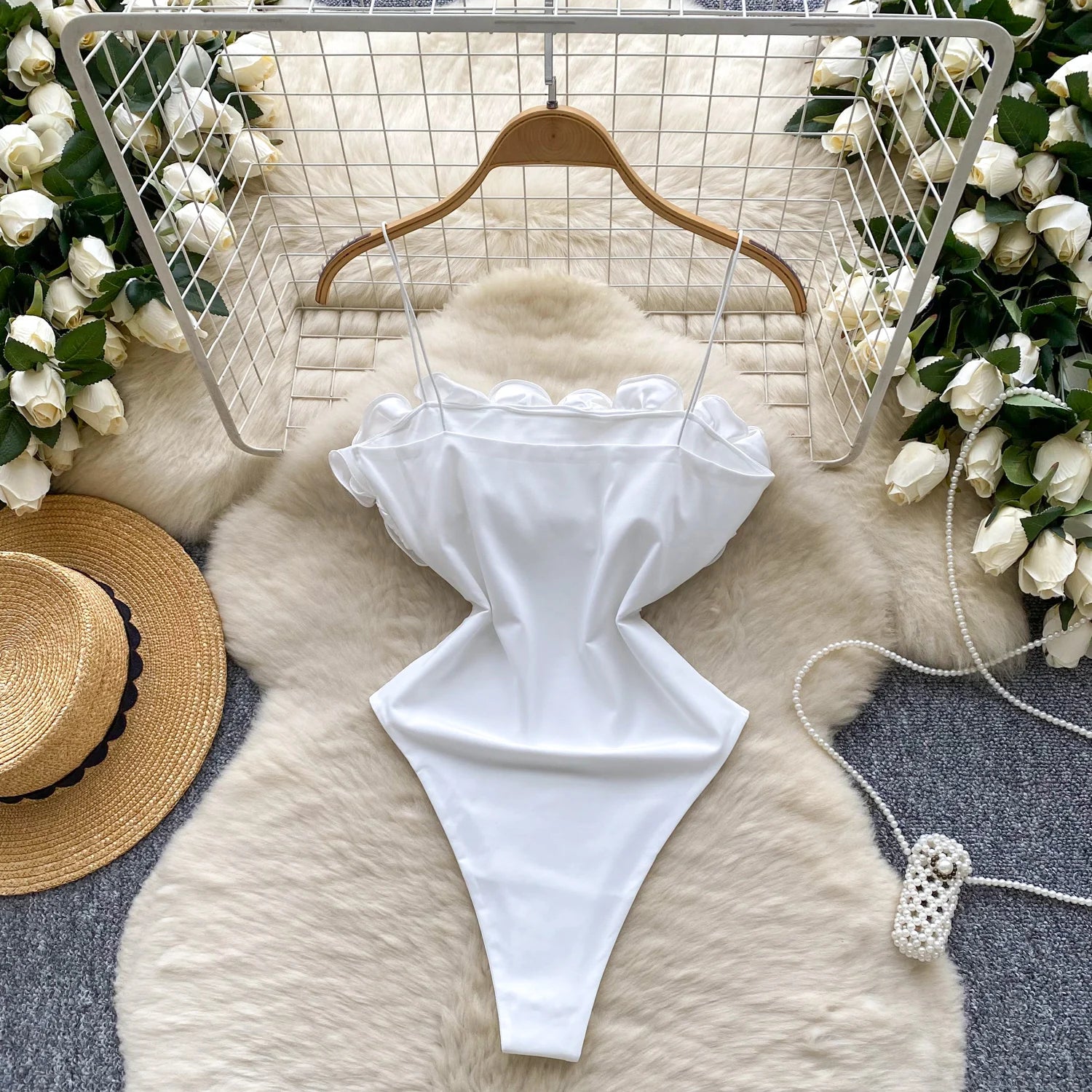 SINGREINY Summer Streetwear Sheath Open crotch Bodysuits Sleeveless Backless Short Rompers Women Solid 3D Flowers Sexy Playsuits