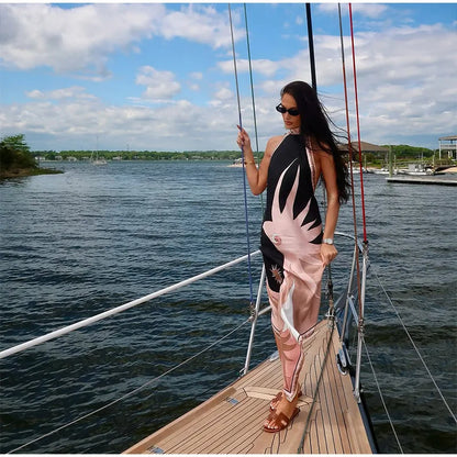 elegant Women's Formal Office Blazer Contrast White Cuff Single Breasted Lapel Jacket Loose Fit Casual Daily Streetwear Outfit