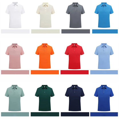 Sublimation Blank Polo Shirts Men Summer Short Sleeve Collar T Shirt Wholesale Casual Polo Tshirt For Men Camisas Para Hombres