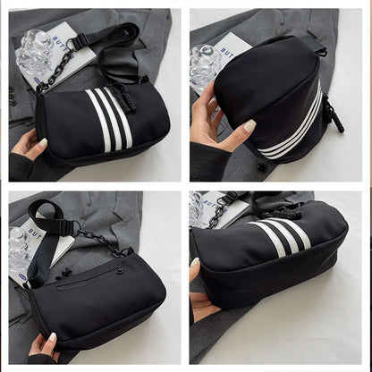 Fashion Crossbody Bag for Women Purse Oxford Tote Bag Fashion Chain Aesthetic Handbags Travel Bags