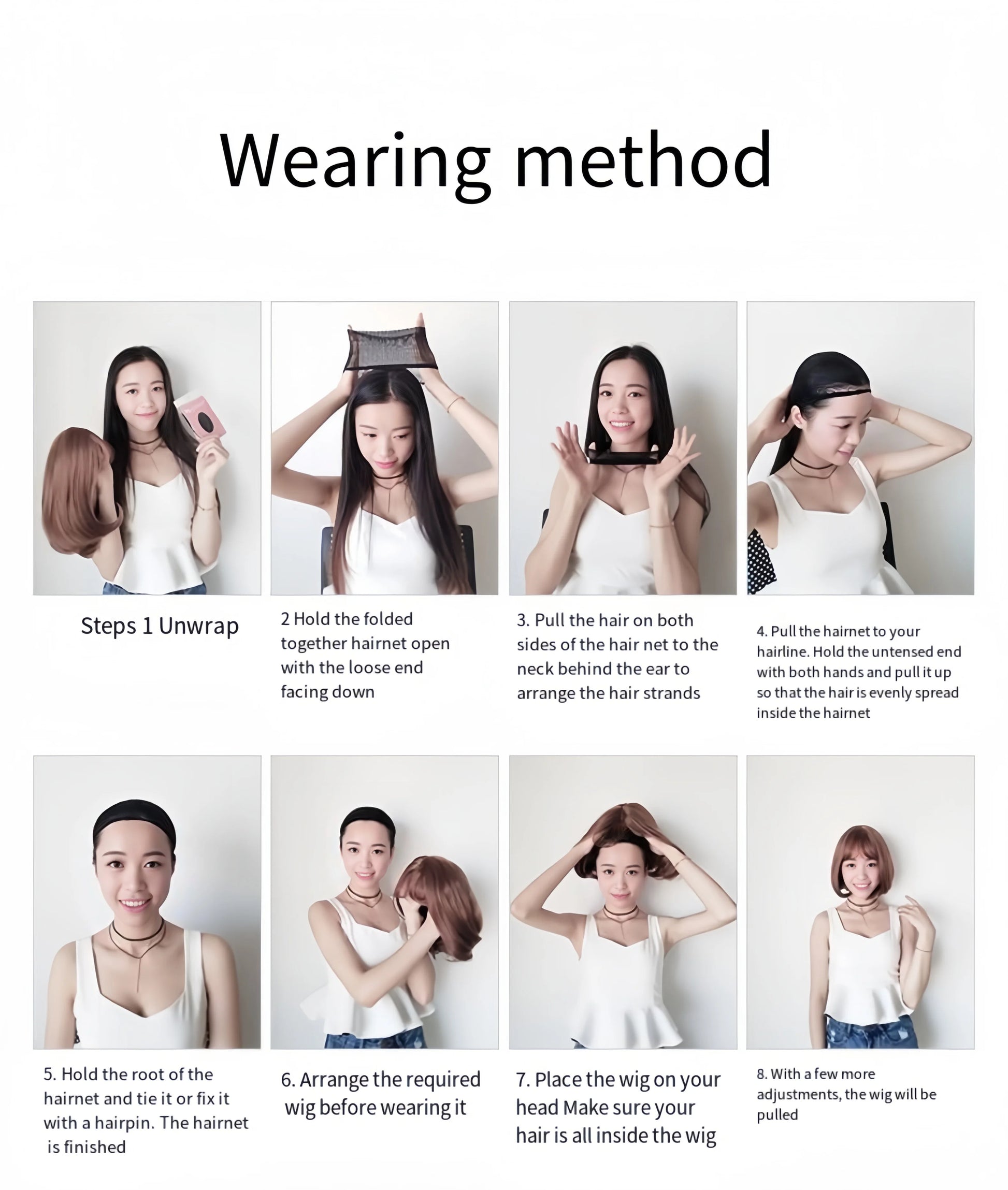 Fashion black synthetic wig female Qi bangs long hair festival daily wig chemical fiber mechanism full head wig