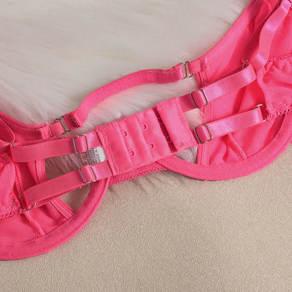 Ellolace Rhinestone Lingerie Onlyfans Kit Sexy Push Up Underwear Without Censorship Matching-Two-Piece Onlyfans Fantasy Clothing