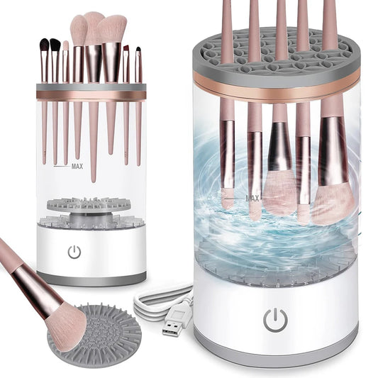 New Makeup Brush Cleaner Automatic Rotating Makeup Brush Cleaner  Electric Cosmetic Makeup Brush Rotary Washing Machine Badiee Stylez