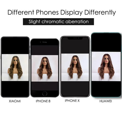 Black Synthetic Wig Fluffy Natural Fringe Waist-Length Straight Hair Women Cosplay Daily Use Of Heat-Resistant Full Head Cover