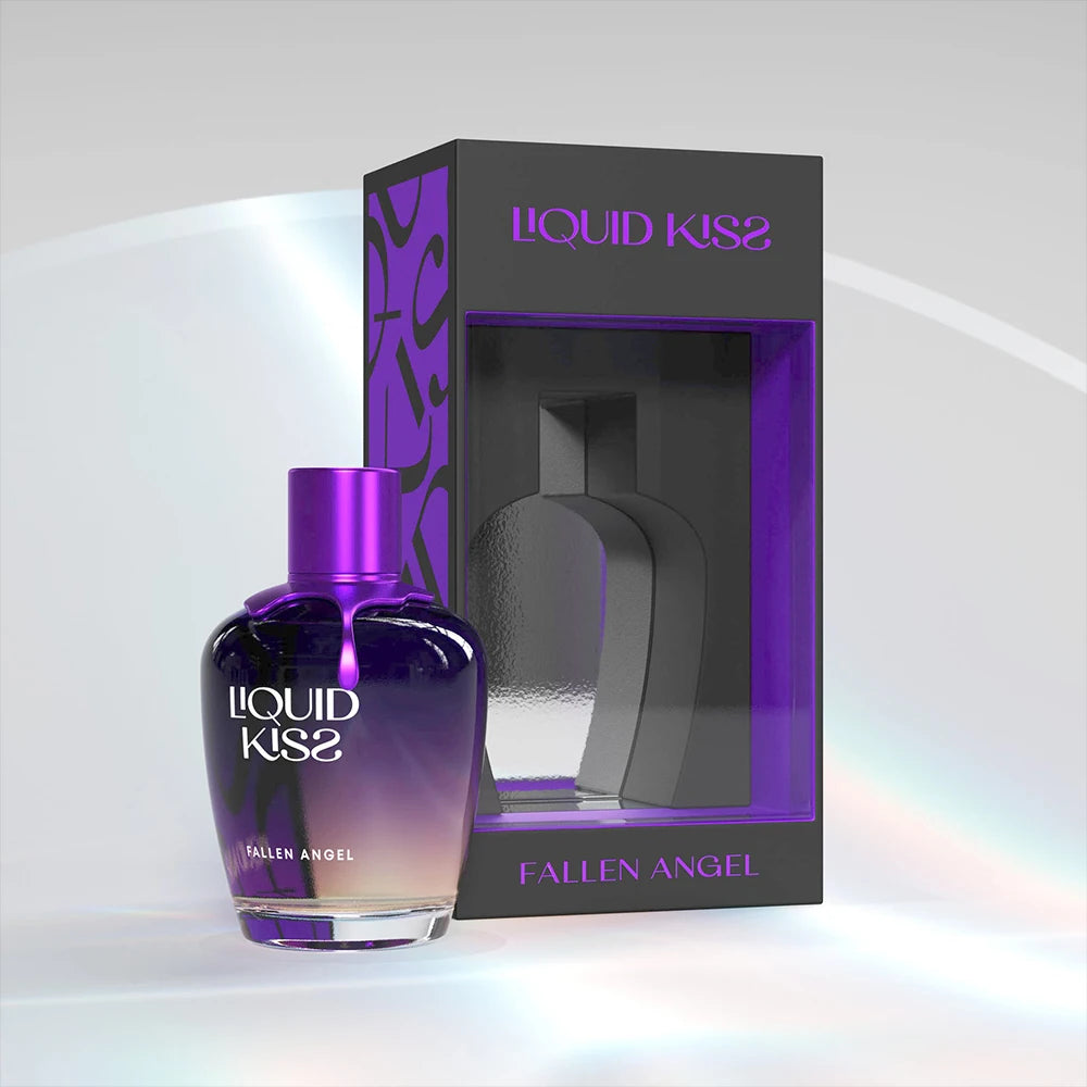 LIQUID KISS Eau De Parfum Spray for Women Floral Fruity Notes Sweet Fragrance for Ladies 3.4 Ounce FALLEN ANGEL Perfumes Badiee Stylez