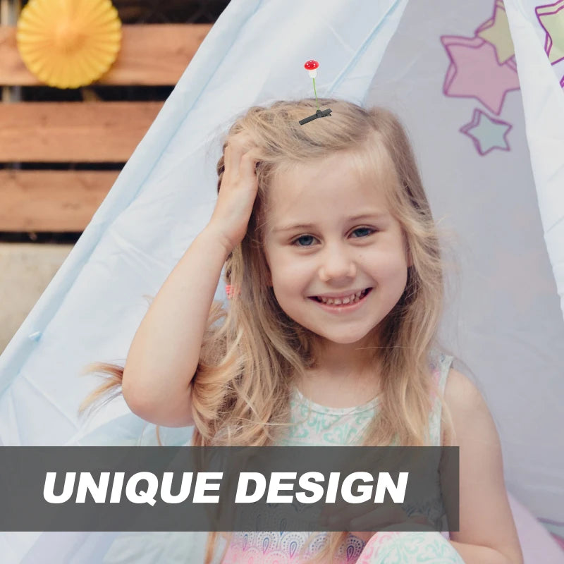 30 Pcs Accessories Mushroom Lemon Tree Hair Clip Women's Barrettes Hairclip Clips Small Plastic and Zinc Alloy