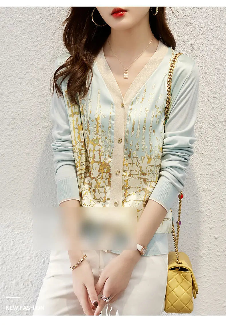 New Casual Soft Knit bottoming shirts Sweater cardigans sweater Tees Basic shirts knitted Tops