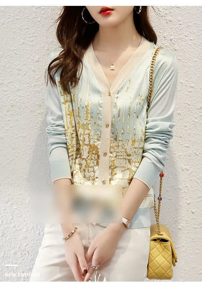 New Casual Soft Knit bottoming shirts Sweater cardigans sweater Tees Basic shirts knitted Tops