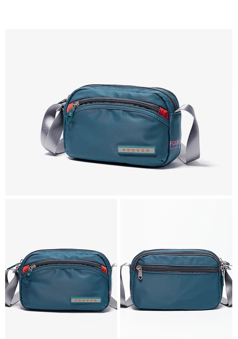 Fouvor Women Shoulder Bag Trend 2025 Nylon Small Crossbody Bag Fashion Sports Waterproof High End Messenger Bags Ladies 2587-19