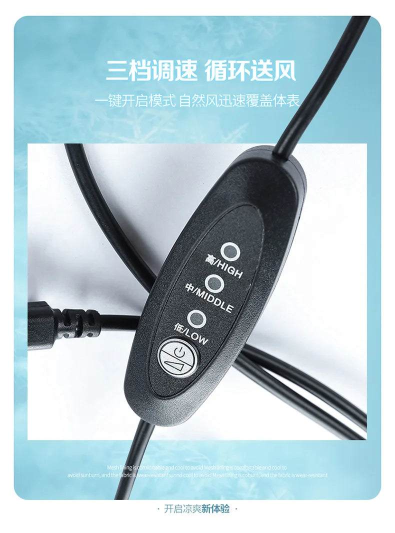 Summer air conditioning clothes men's short sleeve work clothes charging refrigeration anti-heat cooling fan sunscreen clothes