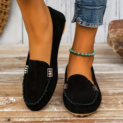 Women Casual Shoes 2024 New Spring and Autumn Flat Loafers Shoes Women Fashion Non-slip Soft Denim Flat Shoes Zapatos De Mujer