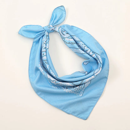 Bohemian Print Bandana Paisley Printed Headbands Hiphop Kerchief Outdoor Unisex Headband Wrist Wraps Face Mask Handkerchief FJ836-14