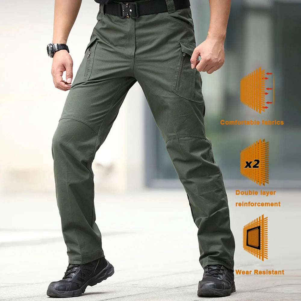City Tactical Cargo Pants Classic Outdoor Hiking Trekking Army Tactical Joggers Pant Camouflage Military Multi Pocket Trousers - Badiee Stylez