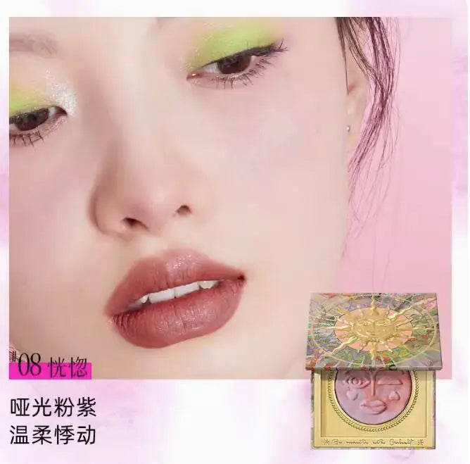 Girlcult Emotional Blush Highlighter Matte Fine Shimmer Blusher Face Cute Makeup Korean Cheek Pressed Powder 08