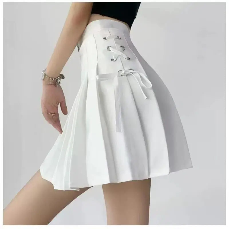 Fashion Clothes Women's College Style Short Skirt Versatile Chic Pleated Skirt High Waist Female Student Small Fresh Mini Skirt Badiee Stylez