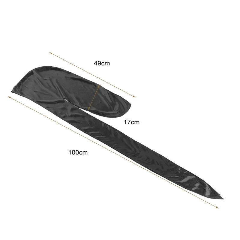 Fashion Long Tail Adult Satin Doo Rag Durag Bandanas Cap Pirate Hat Turban Men Hip Hop Headband Biker Headwrap Women Headwear