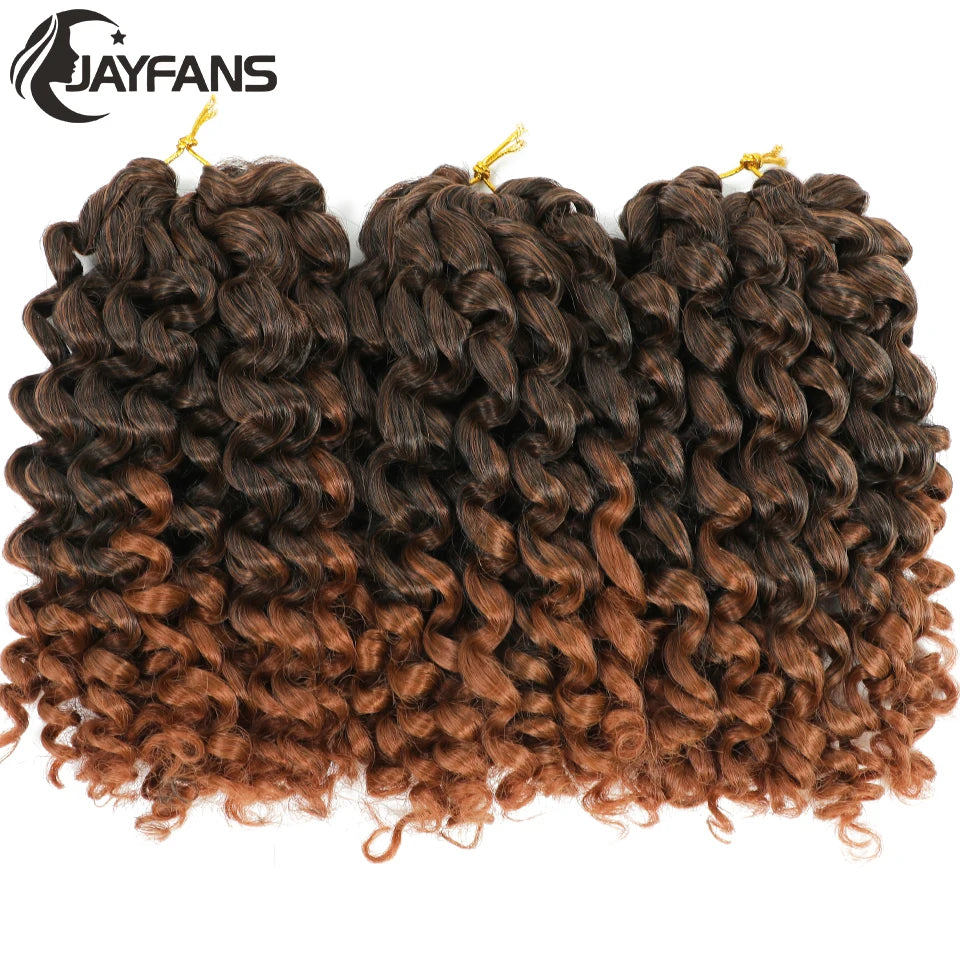 1- 5 Packs 8 inch Jumpy Wand Curl Jamaican Bounce Crochet Hair Natural Black Wand Curls Crochet Hair Short Curly Crochet Braids Badiee Stylez