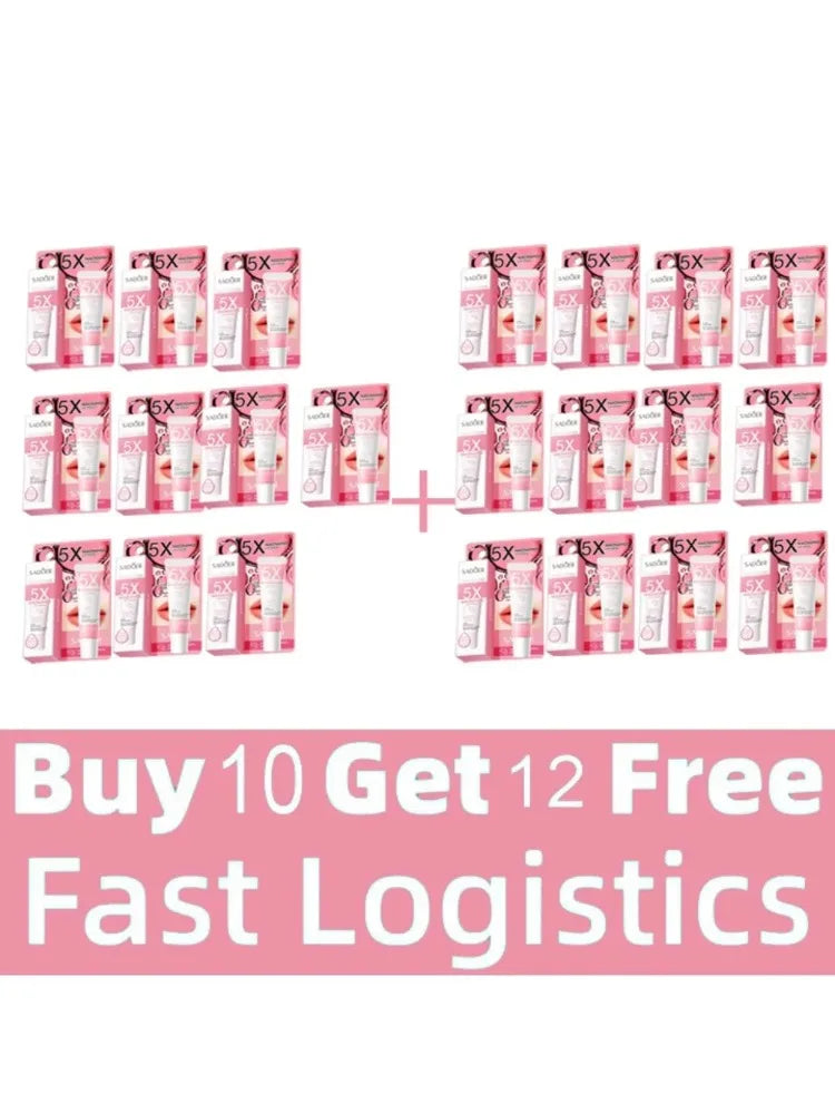 Exfoliating Lip Treatment Mask Gloss - Lightening Melanin Dark Lip Balm Remove Pink Moisturizing Reduce Lip Lines Improve Drynes 22PCS