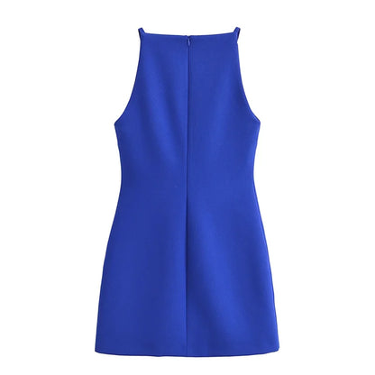 MUJER White Mini Dress Woman Sleeveless Summer Short Dresses For Women 2025 Off Shoulder Black Sexy Dress Evening Party Dresses