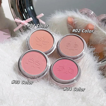 No-Mischief Blush - Multi-functional Solid Makeup Egg for Low-Saturation Gray-Pink Tint with Flawless Finish