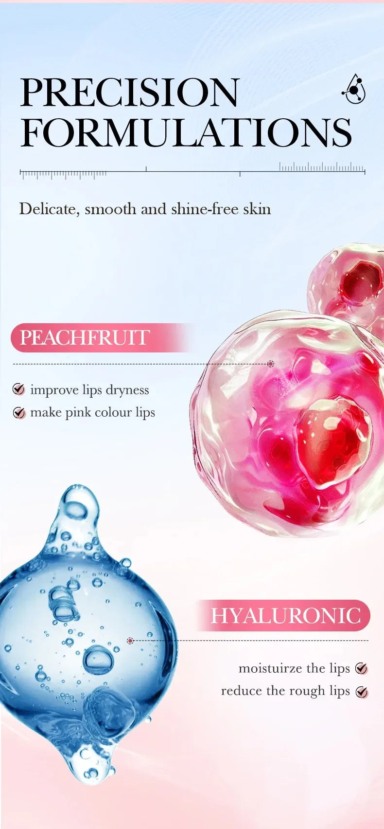 Exfoliating Lip Treatment Mask Gloss - Lightening Melanin Dark Lip Balm Remove Pink Moisturizing Reduce Lip Lines Improve Drynes