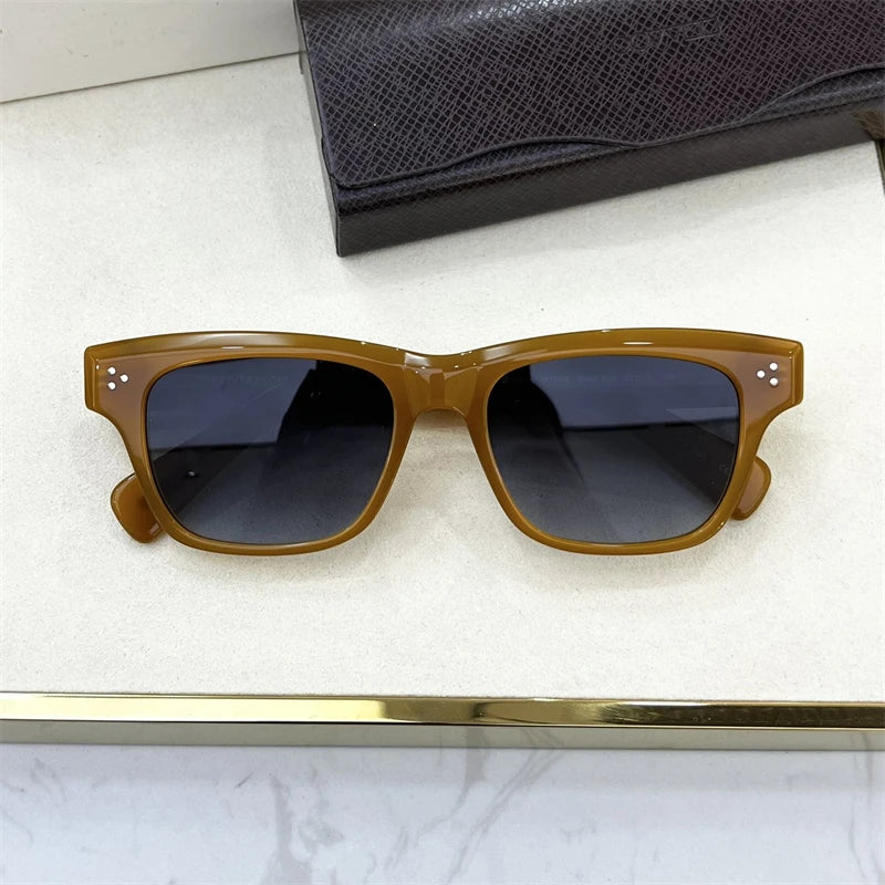 Famous Luxury Men's Sunglasses OV5524SU Square Acetate Female Women's Sunglasses BIRELL Outdoor oculos de sol masculino
