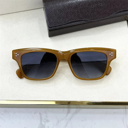 Famous Luxury Men's Sunglasses OV5524SU Square Acetate Female Women's Sunglasses BIRELL Outdoor oculos de sol masculino