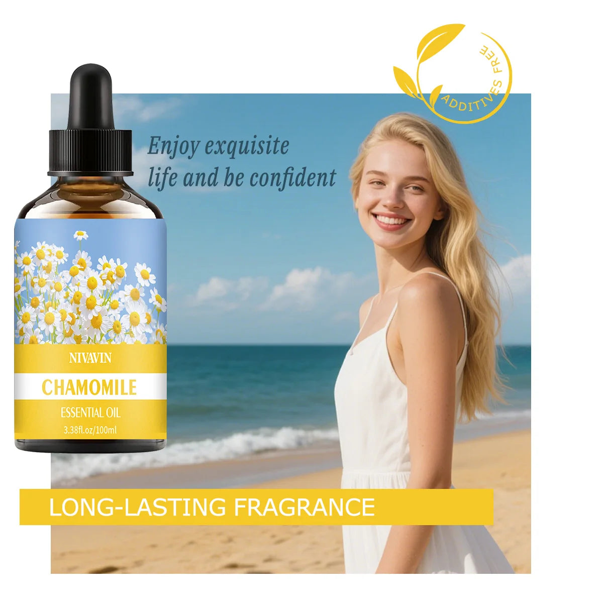30ml/60ml/100ml chamomile essential oil is suitable for facial hydration, moisturizing, hair care, skin care, and perfume making - Badiee Stylez