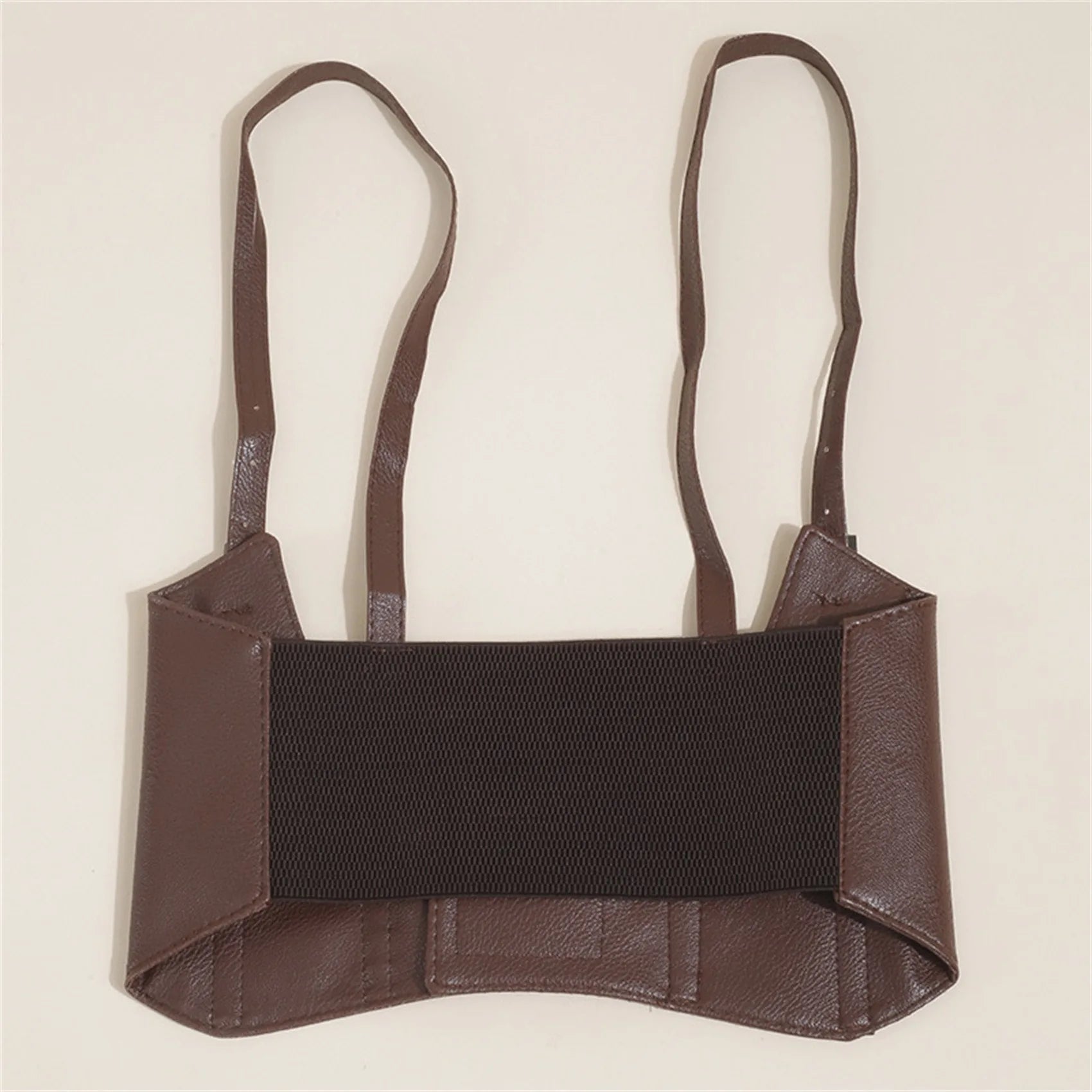 Women's Waist Belt Underbust Corset PU Leather Adjustable Punk Cummerbund Corset Wide Belts Dress Costume Waistband Cincher 1PC