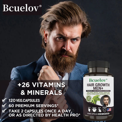 Men's Multivitamin Supplement - Supports Men's Multivitamin with Vitamins A, C, D, E & B12, Zinc, Calcium, Magnesium and More