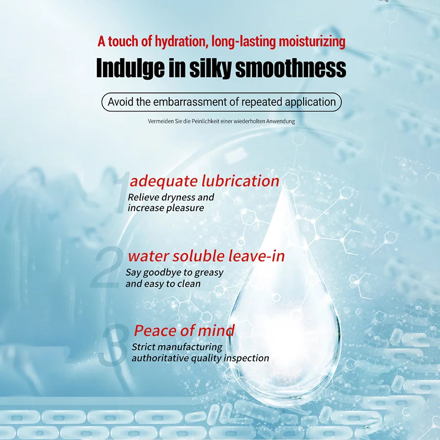 Intimate smooth Flavor Lubricant Pleasure Body Erotic Oil Lubricant Adult Sex Supplies flirting for couples 200ml