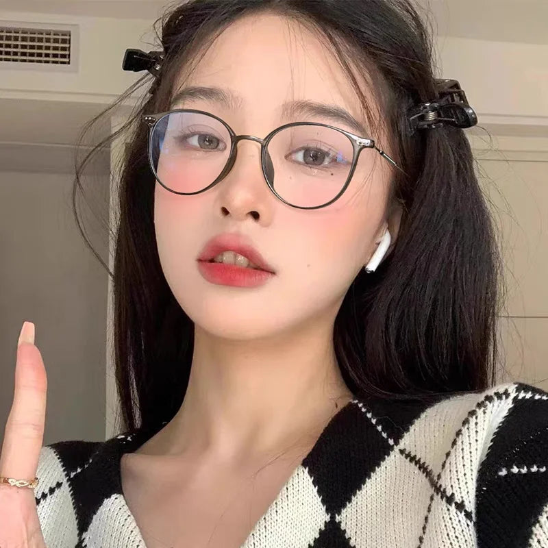 Korean Women Lady Students Anti-Radiation Glasses Computer Eyewear Badiee Stylez