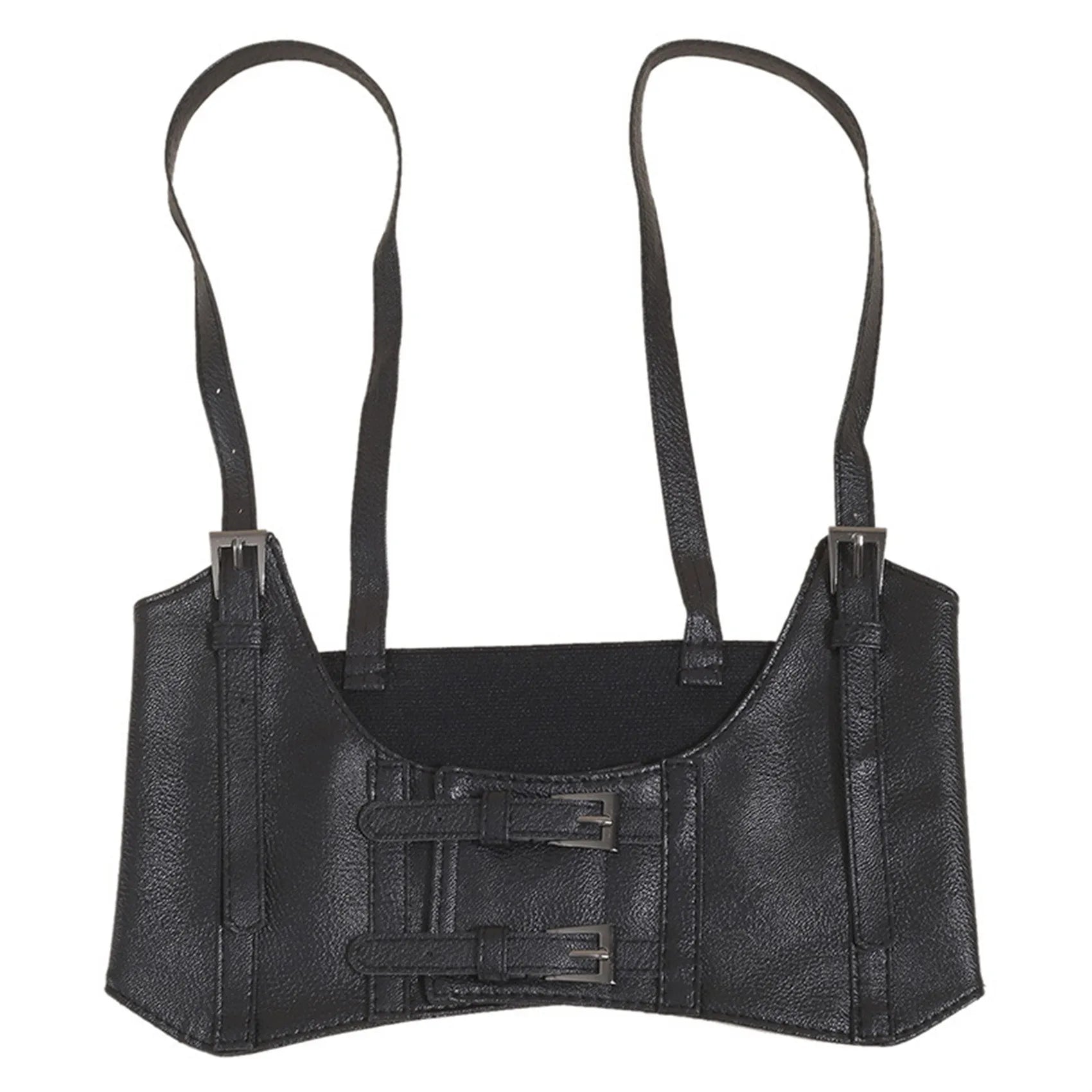 Women's Waist Belt Underbust Corset PU Leather Adjustable Punk Cummerbund Corset Wide Belts Dress Costume Waistband Cincher 1PC