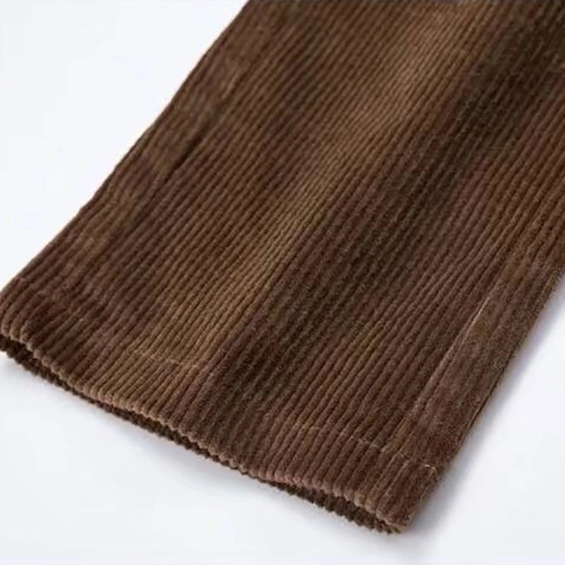 Autumn Winter Plush Thick Thin Elegant Women's Pants High Waist Fleece Pencil Pants Women Corduroy Leggings Office Lady Trousers