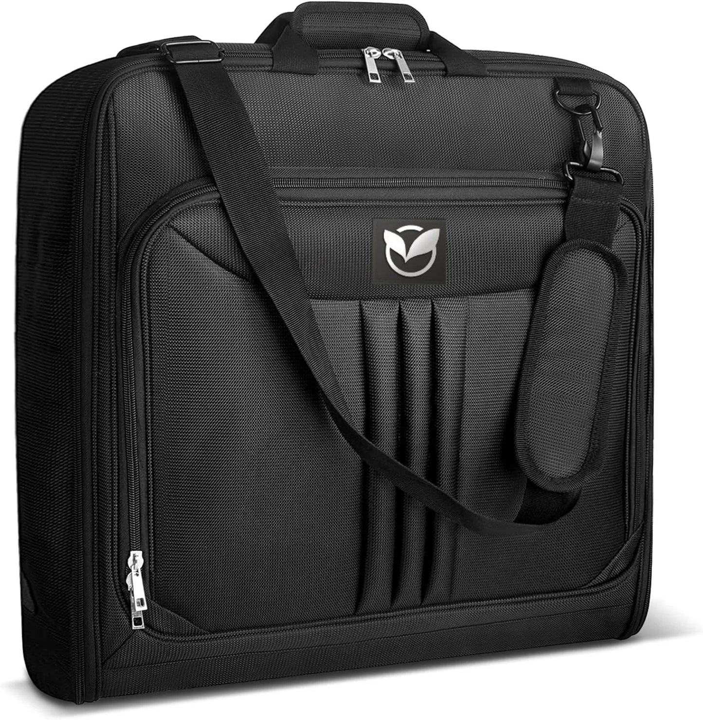 Business travel bag Suit bag Waterproof folding luggage hanging bag Clothing bag Clothing bag both wet and dry black