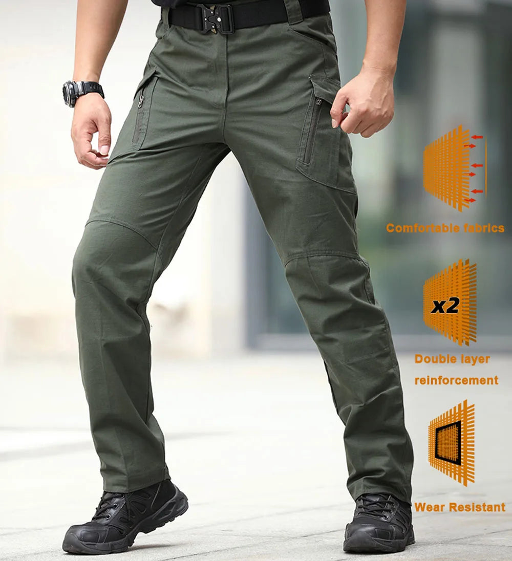 City Tactical Cargo Pants Classic Outdoor Hiking Trekking Army Tactical Joggers Pant Camouflage Military Multi Pocket Trousers - Badiee Stylez
