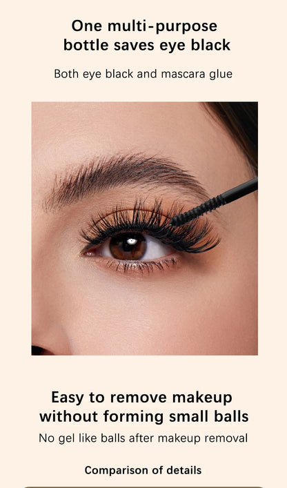 Glue False Eyelashes New Double Heads 2 In 1 Bond and Seal Lash Glue ,Waterproof Long Lasting DIY Cluster Eyelash Glue Cosmetics
