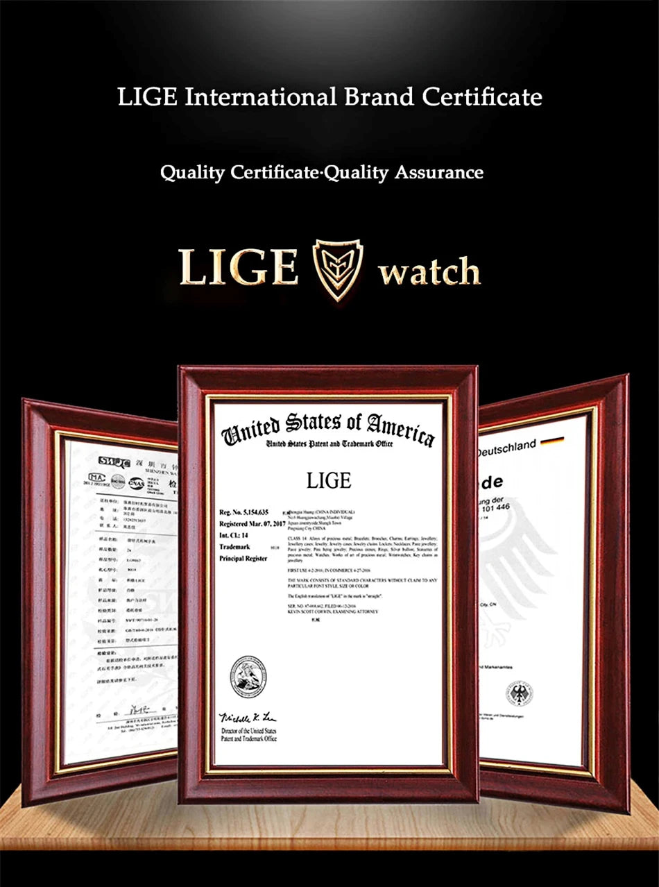 LIGE 2025 New Gold Square Watch For Women Simple Fashion Waterproof Quartz Ladies Watches Ultra-Thin Mesh Women's Bracelet Watch