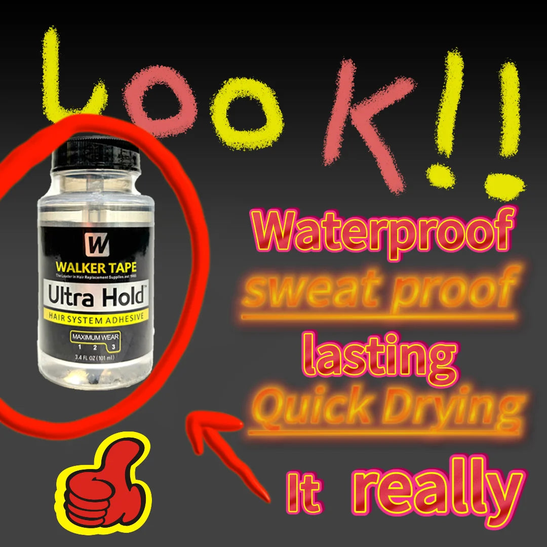 Ultra Hold Waterproof Walker Tape Lace Adhesive for Cosplay Wigs False Ears Beards - Seamless Durable Fast Gentle Application