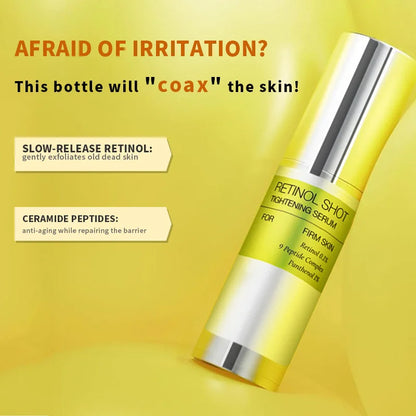 Retinol Shot Tightening Booster For Firm Skin Face Serum Eye Cream Moisturizing Anti Aging Wrinkles Dark Circles Puffiness Care
