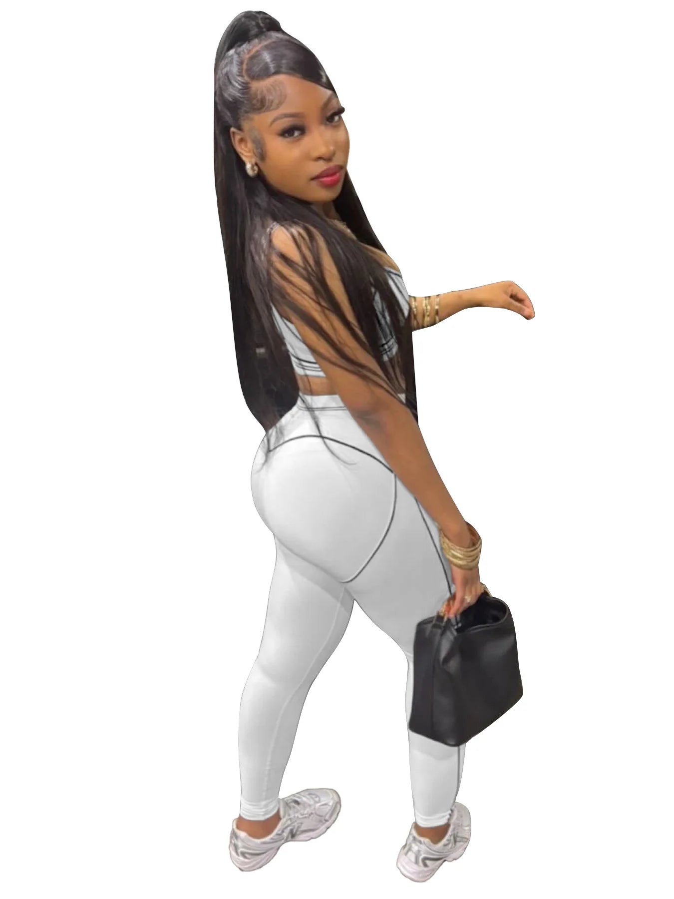 Fitness Women 2 Piece Set Sleeveless Tank Top Skinny Jogging Pants Matching Set 2025 Summer Popular Streetwear Sporty Tracksuits