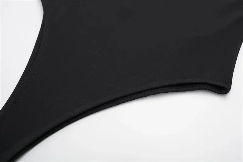 MUJER White Black Body Woman Sleeveless Tight Bodysuit Lingerie Sexy Woman Bodys Bodycon Backless Bodysuit Women Summer Tops