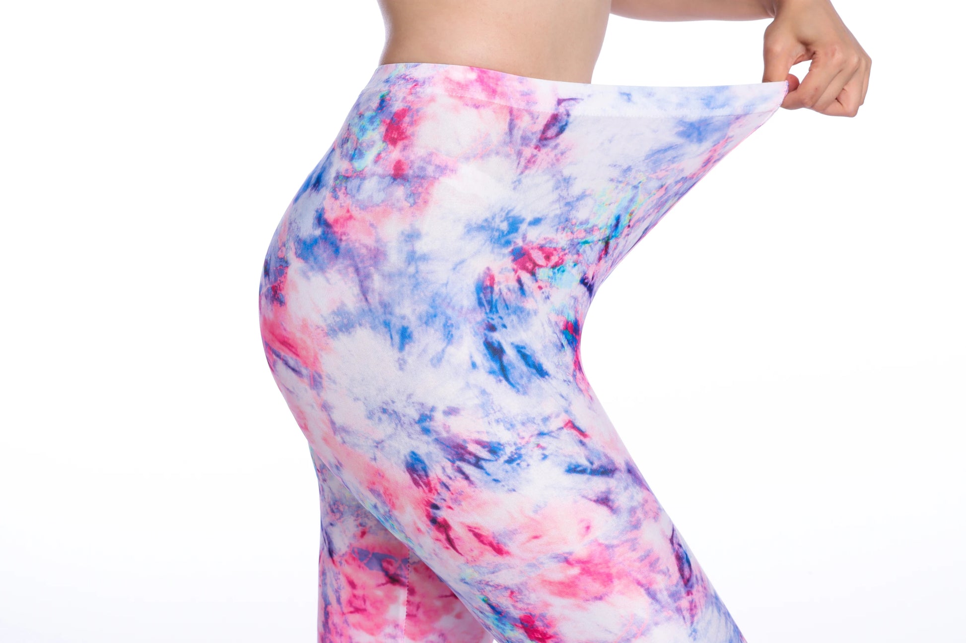 Women Leggings High Waist Cartoon Comic Beauty Print Trousers Soft Female Casual Elastic Pant