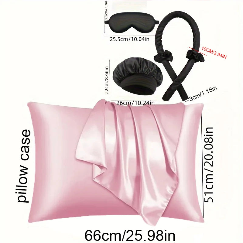 6-piece sleep styling set, no heat curling tool, women's overnight curling set. Badiee Stylez